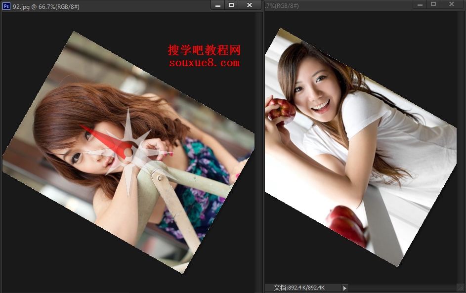 Photoshop CS6中文版工具箱：旋转视图工具使用实例详解教程