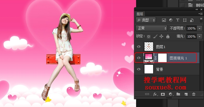 Photoshop CS6中文版创建图案填充图层使用实例详解教程