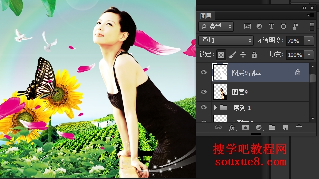 Photoshop CS6中文版锁定图层使用实例详解教程