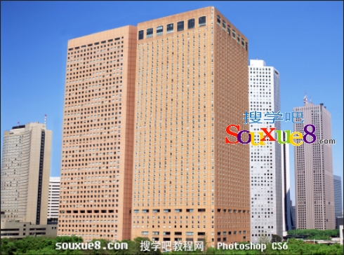 Photoshop CS6使用消失点滤镜“建造摩天大楼”图文教程