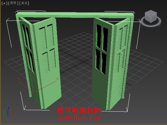 3DsMax2013中文版创建折叠门三维建模实例详解3D教程