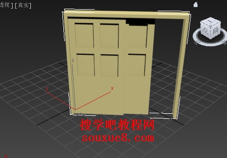 3DsMax2013中文版创建推拉门三维建模实例详解3D教程