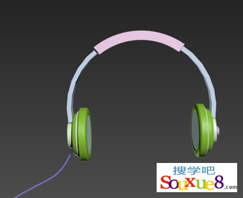 3DsMax2013利用复合对象制作耳机3D模型建模实例详解教程（下）