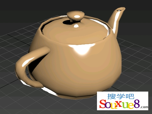 3DsMax2013中文版利用Ink′n Paint为茶壶设置材质实例3D教程