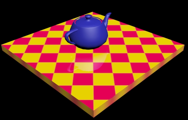 3DsMax2013中文版棋盘格贴图调制反射的瓷砖地面材质实例3D教程