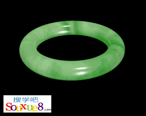 3DsMax2013材质编辑器设置玉材质打造玉镯实例详解3D教程