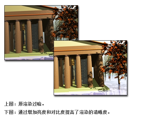 3DsMax2015中文版环境特效亮度和对比度效果基础入门详解3D教程