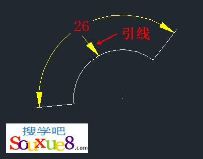 AutoCAD2013中文版DIMARC命令弧长标注使用教程