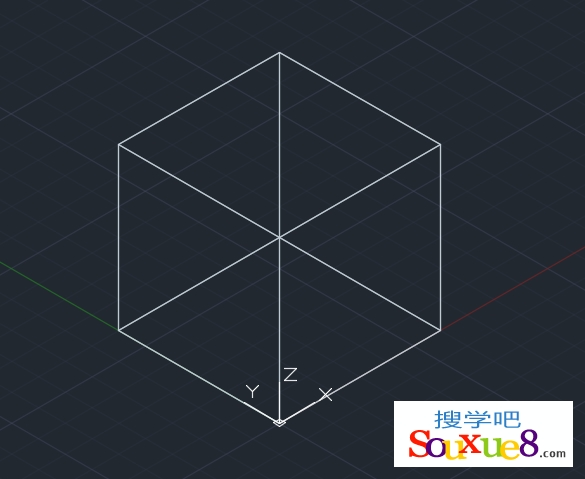 AutoCAD2015中文版使用三维面3DFACE和三维旋转绘制一个立方体基础入门教程