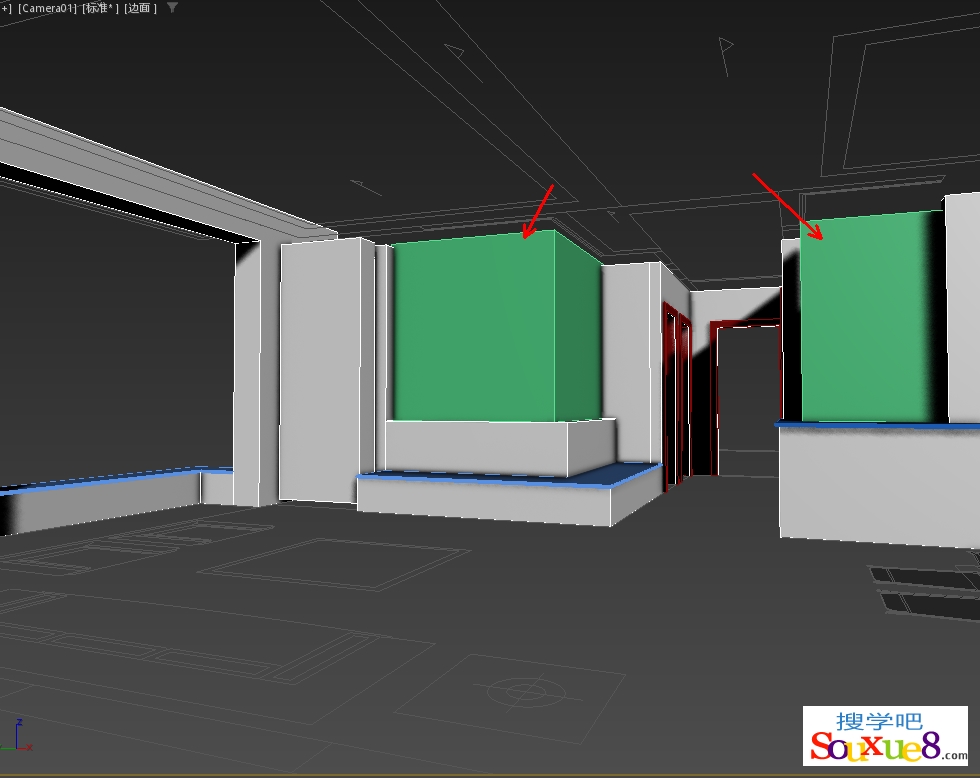 3DsMax2023中文版现代客厅效果图制作-玻璃墙建模从入门到精通3D教程